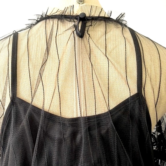 Anthropologie Eva Franco Tulle Sheer Blouse with Camisole Top, Large - Picture 7 of 8